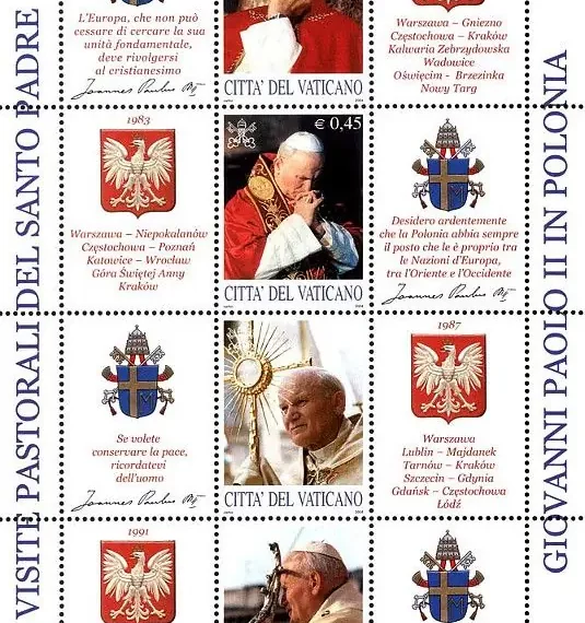 Podróże Jana Pawła II do Polski