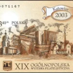 XIX Ogólnopolska Wystawa Filatelistyczna Katowice 2003