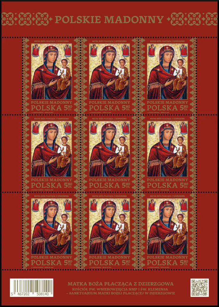 Polskie Madonny Matka Boża Płacząca z Dzierzgowa